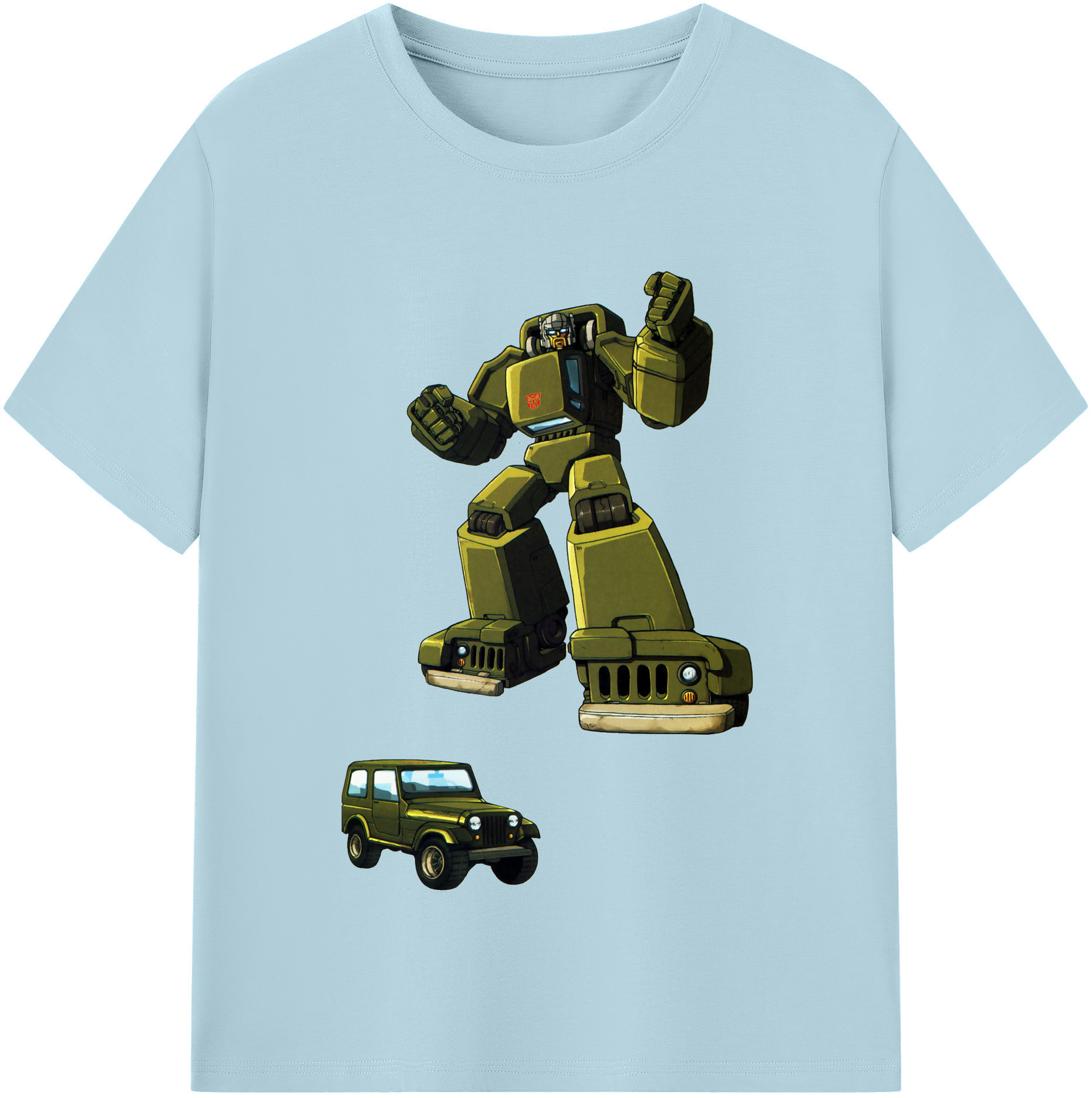 （画像用）  綿100％半袖Tシャツ（フロントプリント）